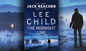 Book Review - The Midnight Line - Lee Child - 2017 - Awesome Series 18 rock paper scissors midnight line book cover