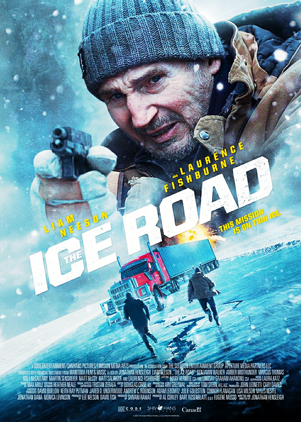 Hollywood Movie Review – The Ice Road – 2021 – Tenacious Cinema