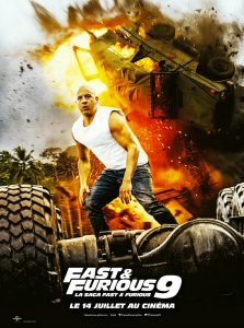 Hollywood Movie Review - F9 - The Fast Saga - 2021 - Enjoyable Theater of the Absurd 15 finch F9 french poster