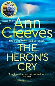 Books - Review of The Herons Cry by Ann Cleeves - 2021 - Wonderful Thriller 6 rock paper scissors the herons cry book cover