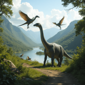 Hollywood Movie Review - Jurassic World Rebirth - Refreshing Sequel - 2025 13 Runner jurassic world rebirth AI image