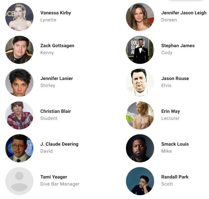 main cast of night always comes