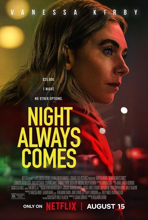 night always comes poster