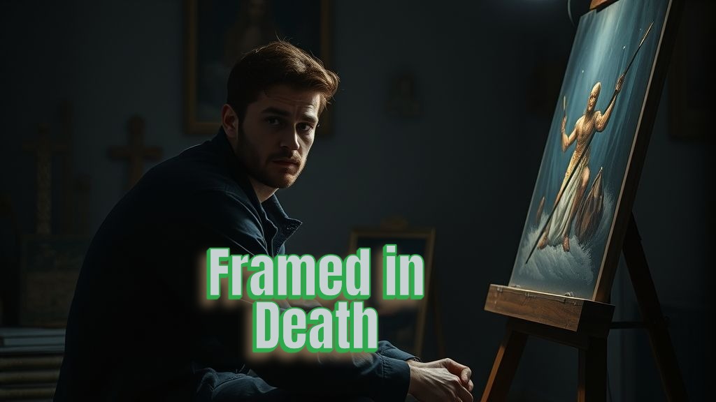 Framed In Death - AI Generated cover