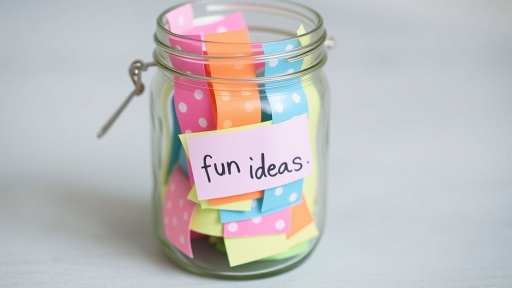 100 Fun Things To Do When You’re Bored (That Don’t Cost Much) 4 fun things to do when you're bored Fun things to do when you're bored - DIY boredom jar filled with 100 fun activity ideas