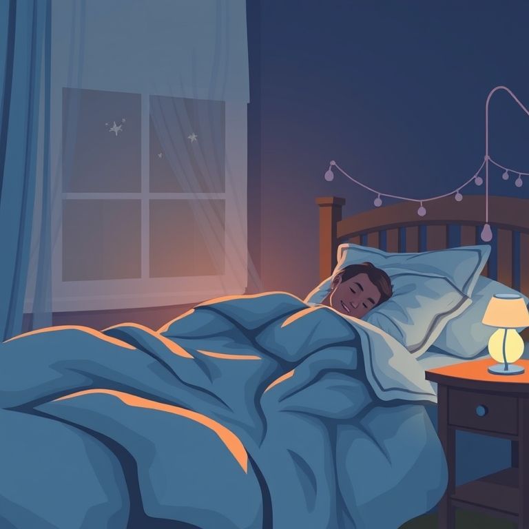 7 Powerful Ways the Gut-Brain Connection Can Boost Your Mood and Calm Anxiety Naturally 4 gut-brain connection Gut Brain Connection - Cozy nighttime image depicting good sleep hygiene for better mental and gut health.