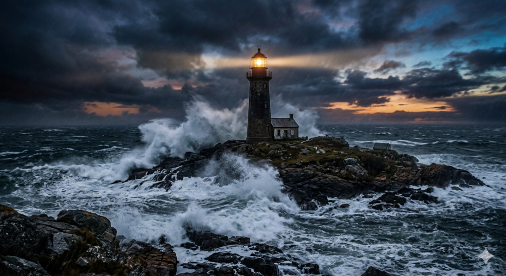 Shelter (2026) Movie Review - A Lame, Disappointing Journey 2 shelter The Lighthouse island in Shelter where it all starts.