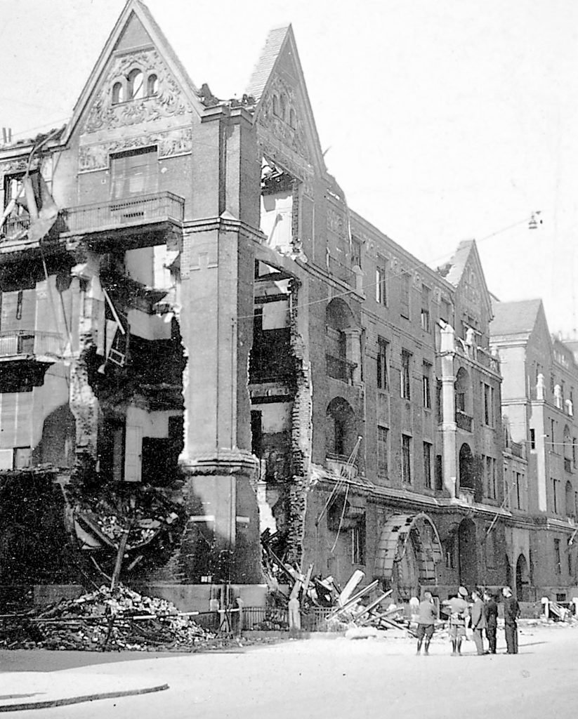 A bombed out Munich, to illustrate the book review of The Munich Affair, by James Patterson