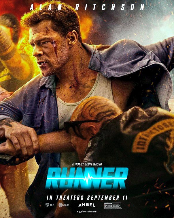 runner movie poster - alan ritchson